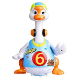 AZImport PS828 Blue Dancing Hip Hop Goose Development Musical Fun Toy&