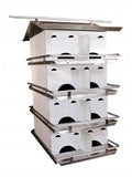 Birds Choice PMSR16ASSEM Starling Resistant Purple Martin House, 4